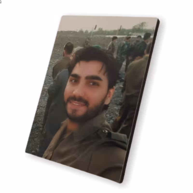 شاسی عکس شهید بابک نوری هریس 