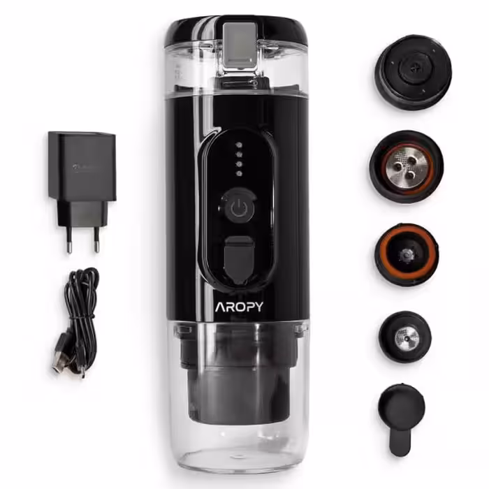 خرید و قیمت مینی اسپرسوساز شارژی AROPY - کی ام کالا