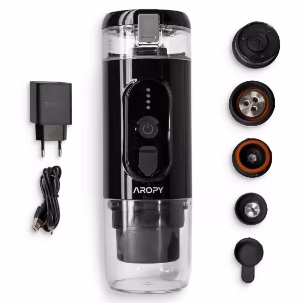 خرید و قیمت مینی اسپرسوساز شارژی AROPY - کی ام کالا