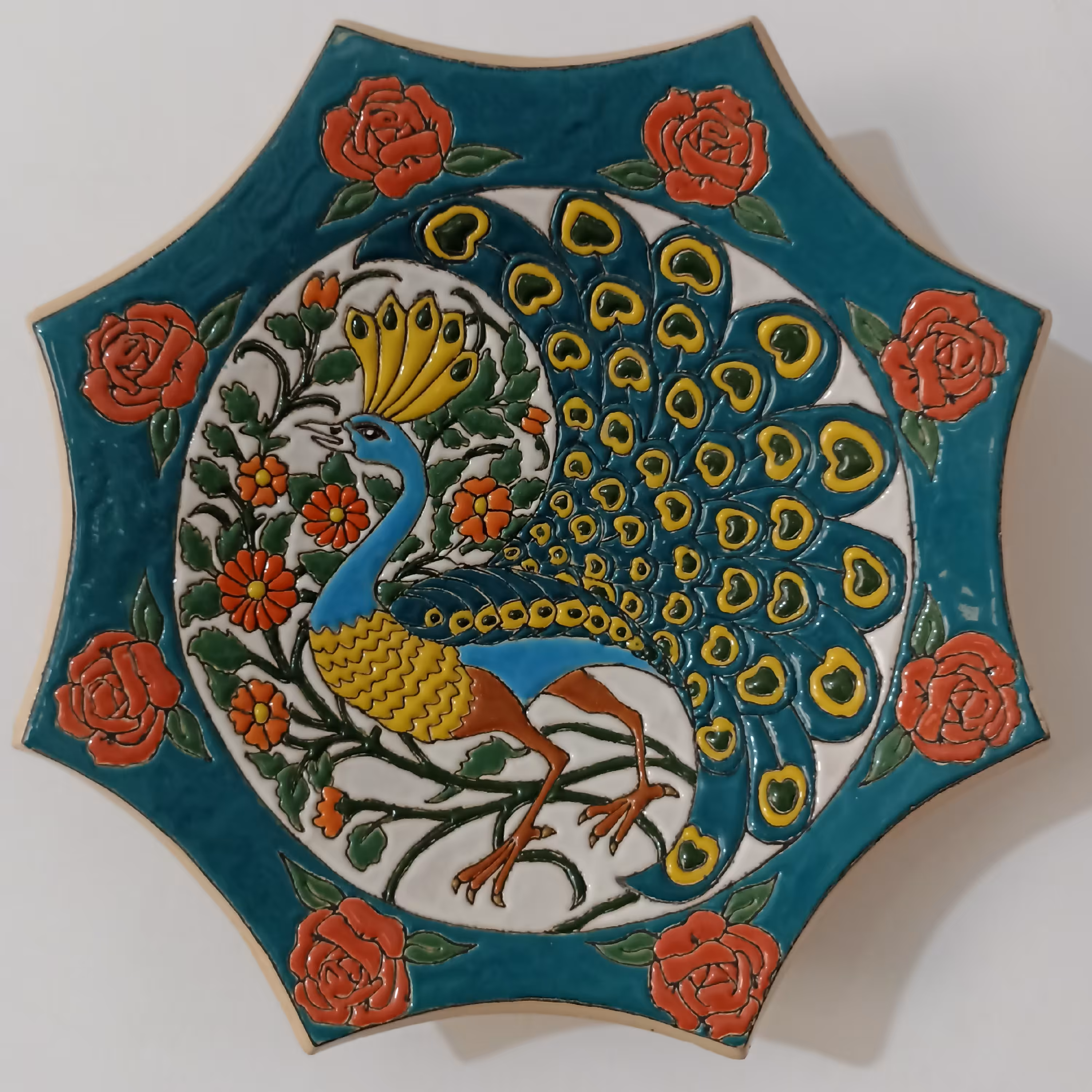 دیوار کوب مینا کاری 