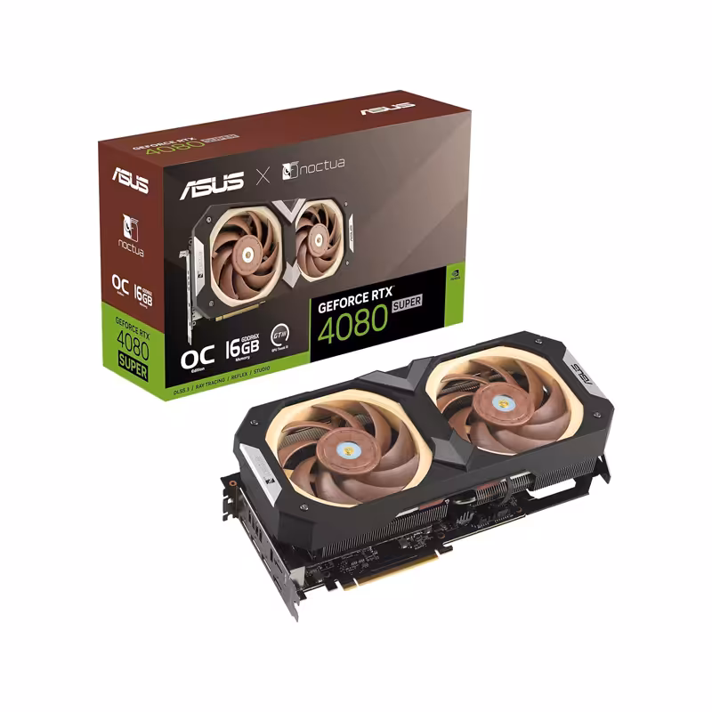 کارت گرافیک ایسوس GeForce RTX 4080 SUPER Noctua OC Edition 16GB