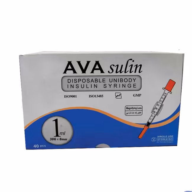 سرنگ انسولین آوا