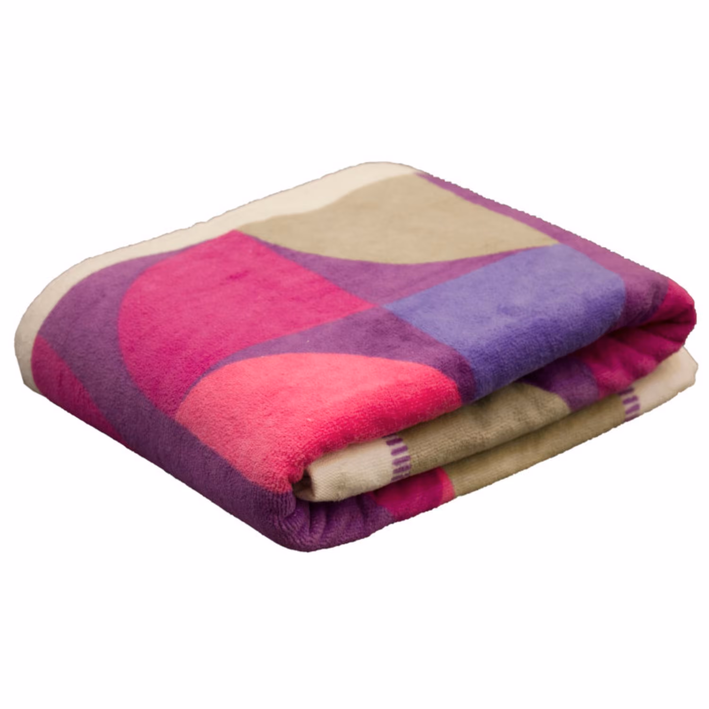 حوله استخری پودایران طرح پیکاسو بنفش با ابعاد 70در140 (100درصد پنبه)