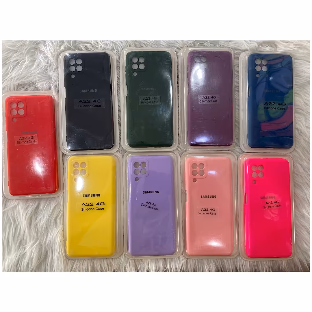 قاب سامسونگ سیلیکونی های کپی چهار ماه ماندگاری رنگa22 4g