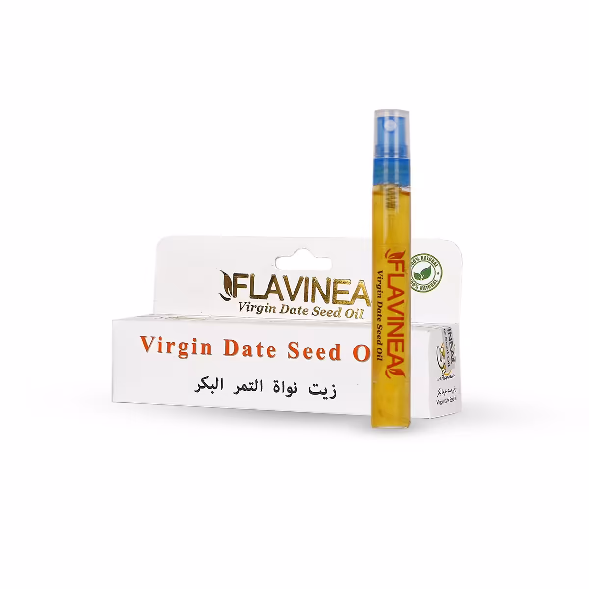 روغن هسته خرما فلاوینا 10 میلی لیتری(ترمیم کننده قوی زخم-تقویت پوست-رشد مو)