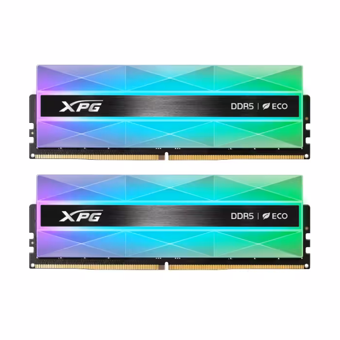 رم کامپیوتر DDR5 دو کاناله 8000 مگاهرتز CL40 ای دیتا ایکس پی جی مدل LANCER NEON RGB DDR5 ظرفیت 32 گیگابایت