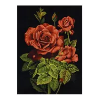 کد 25274 - نخ و نقشه کامپیوتری تابلو فرش عرشیان طرح گل و سبدگل
