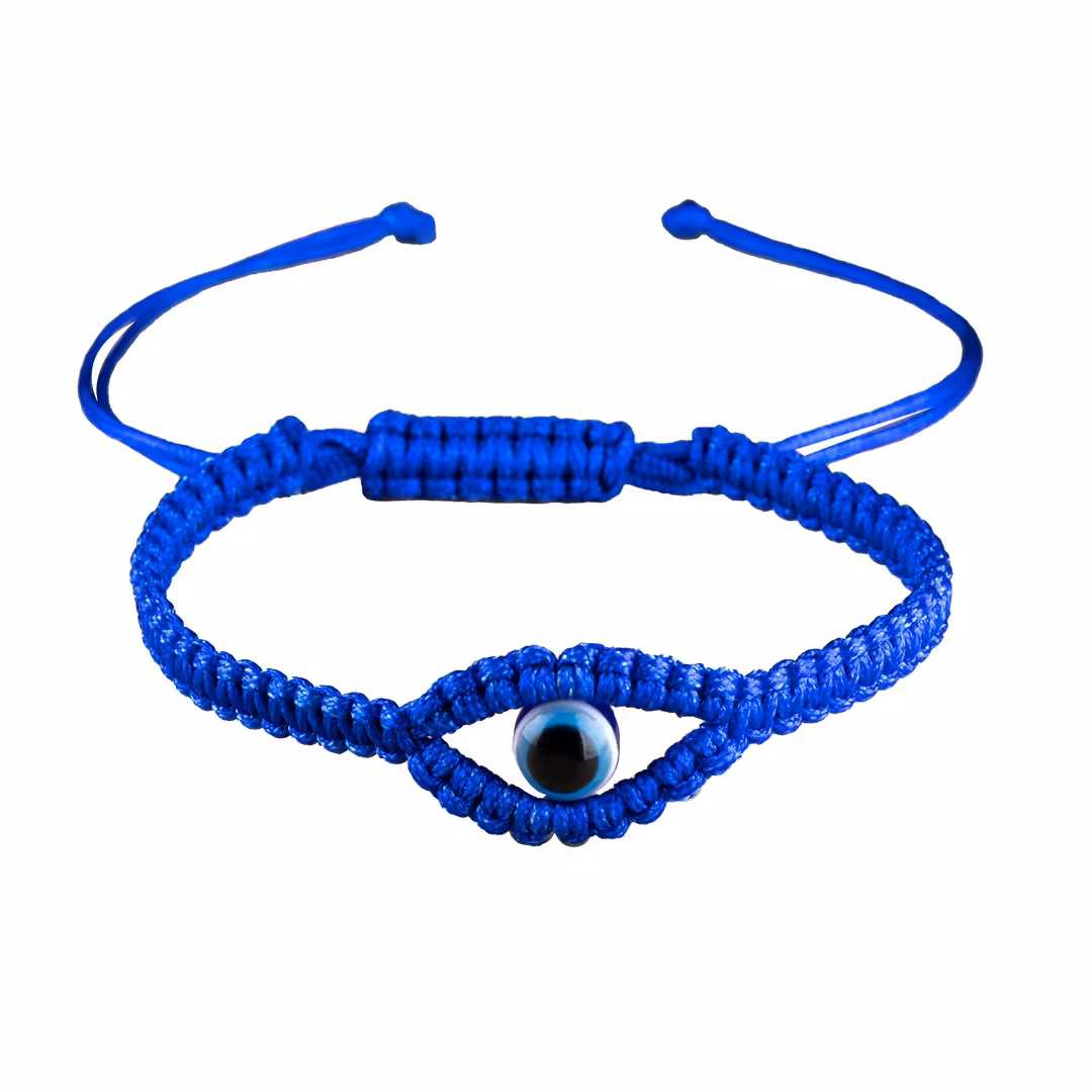 دستبند چشم نظر مدل بافت طرح چشم