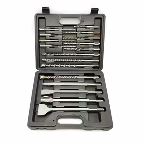 مجموعه 17 عددی مته و قلم باس 4 شیار مدل CP-17pcs