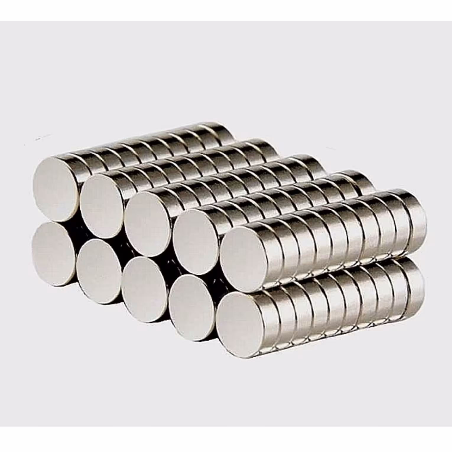 آهنربای نیو دیمیوم مدل دیسکی 5در2 بسته 20 عددی  کوچک اما قوی 