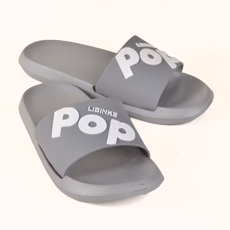 دمپایی مردانه سرویس بهداشتی مدل POP رنگ طوسی کد 156231 سایز 41 تا 45