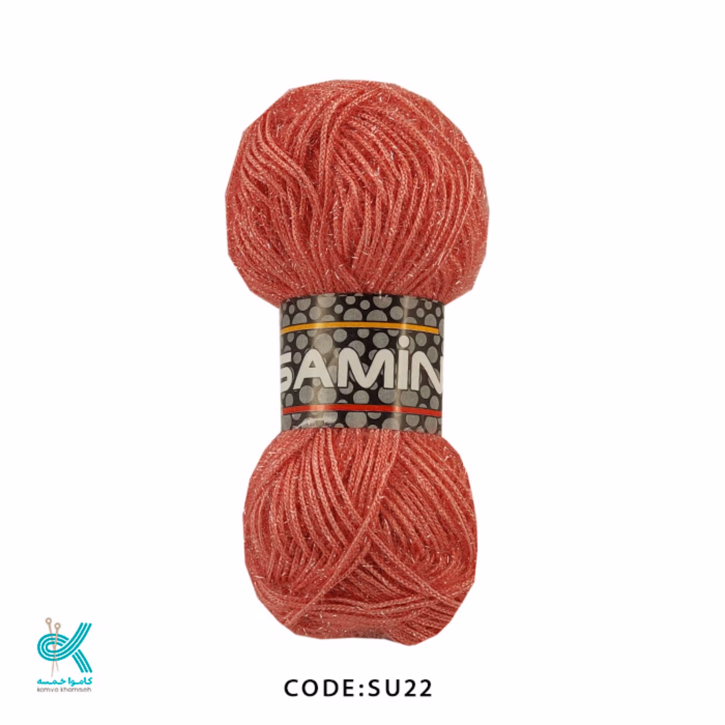 کاموا سوزنی گلبهی 22 لمه دار و براق با رنگبندی جذاب 