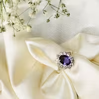 انگشتر نقره زنانه آماتیس،برند سلین کالا،کد 4037975