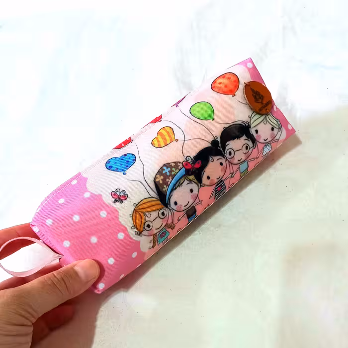 جامدادی فانتزی طرح بچه ها و بادکنک