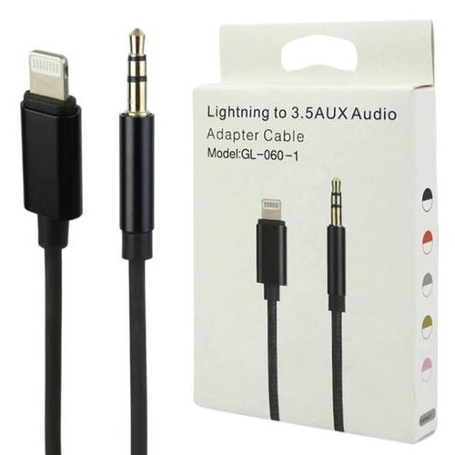 کابل تبدیل AUX به لایتنینگ مدل GL-060-1 به طول 1 متر