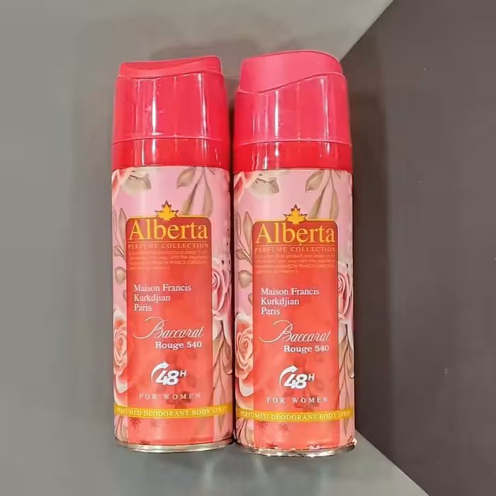 اسپری بدن آلبرتا رایحه باکارات رژ