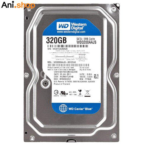 هارد دیسک INTERNAL وسترن دیجیتال ظرفیت 320 گیگابایت کد 626