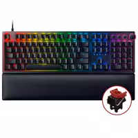 کیبورد گیمینگ ریزر مدل HUNTSMAN V2 RED SWITCH