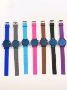 ساعت ال ای دی طرح گرد LED