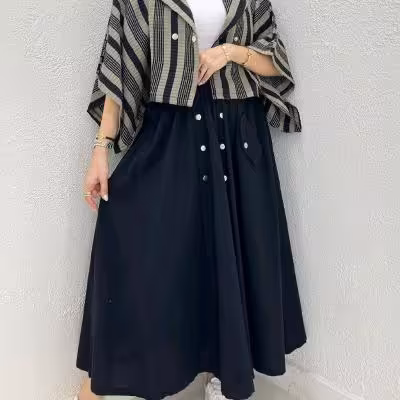 ست دوتیکه کت و دامن مریم