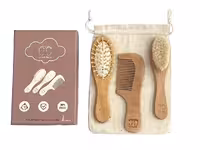 ست شانه و برس چوبی نوزادی chicco