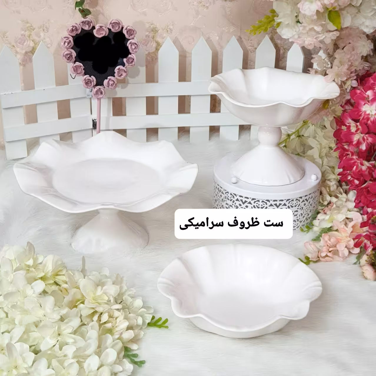ست پذیرایی  3 تیکه سرامیکی