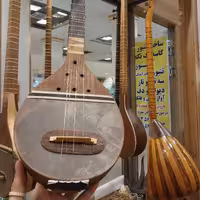 سه تار  شورانگیز  کاسه از جنس چوب توت  دسته چوب گردو مستقیم از سازنده 