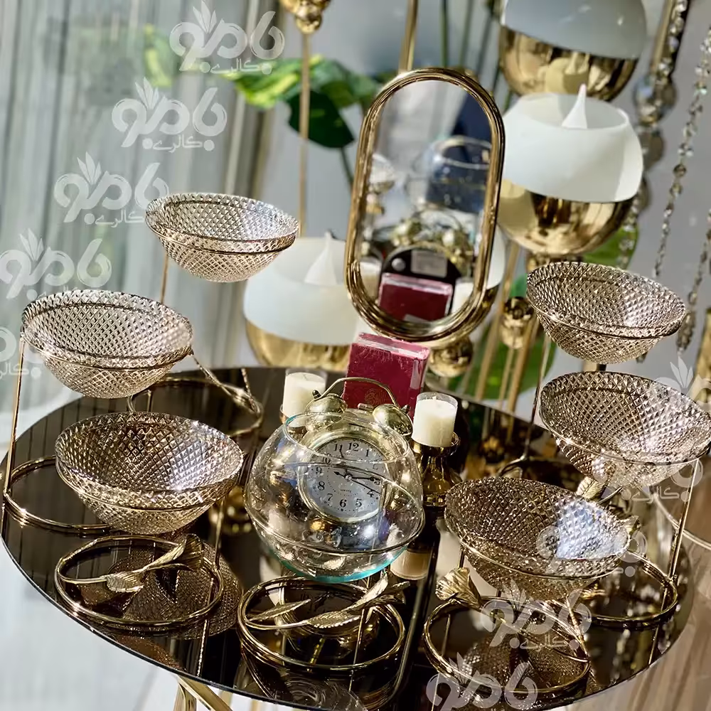 هفت سین فلزی لیلیوم طلایی 300/25