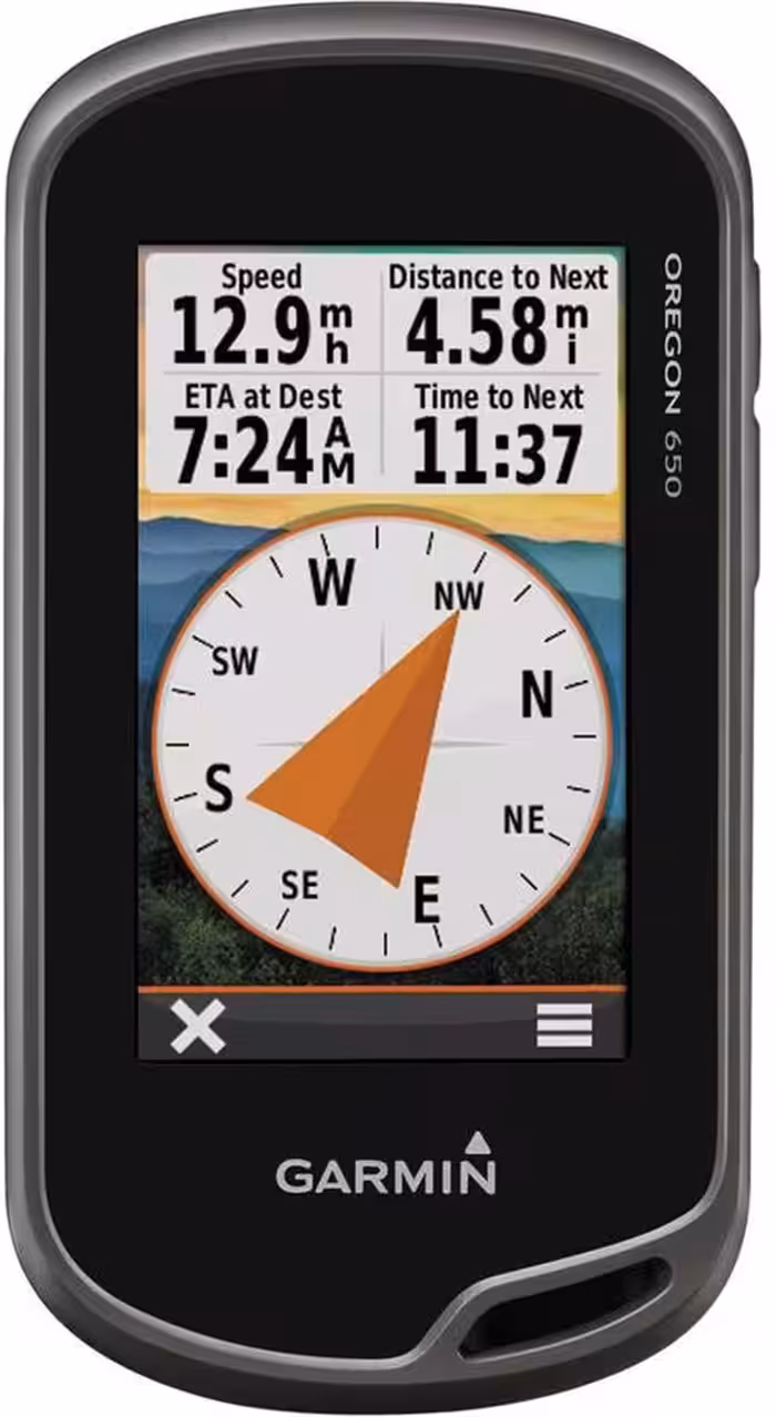 جی پی اس دستی گارمین اورگان 650 با صفحه نمایش لمسی