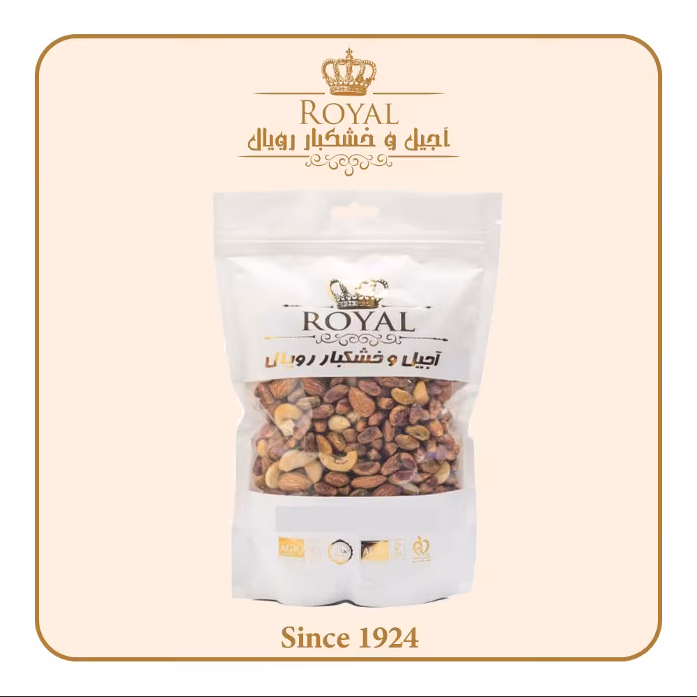 آجیل 4 مغز شور رویال 500 گرم