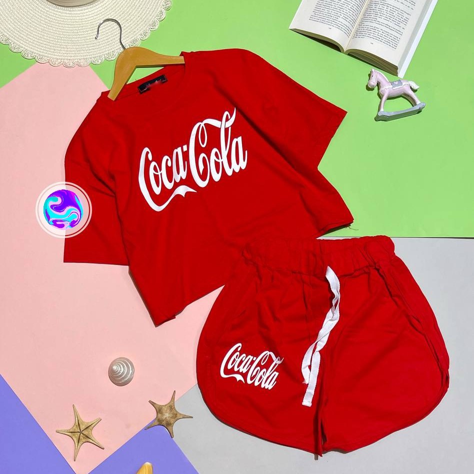 ست تی شرت شلوارک Coca Cola کوکا کولا 