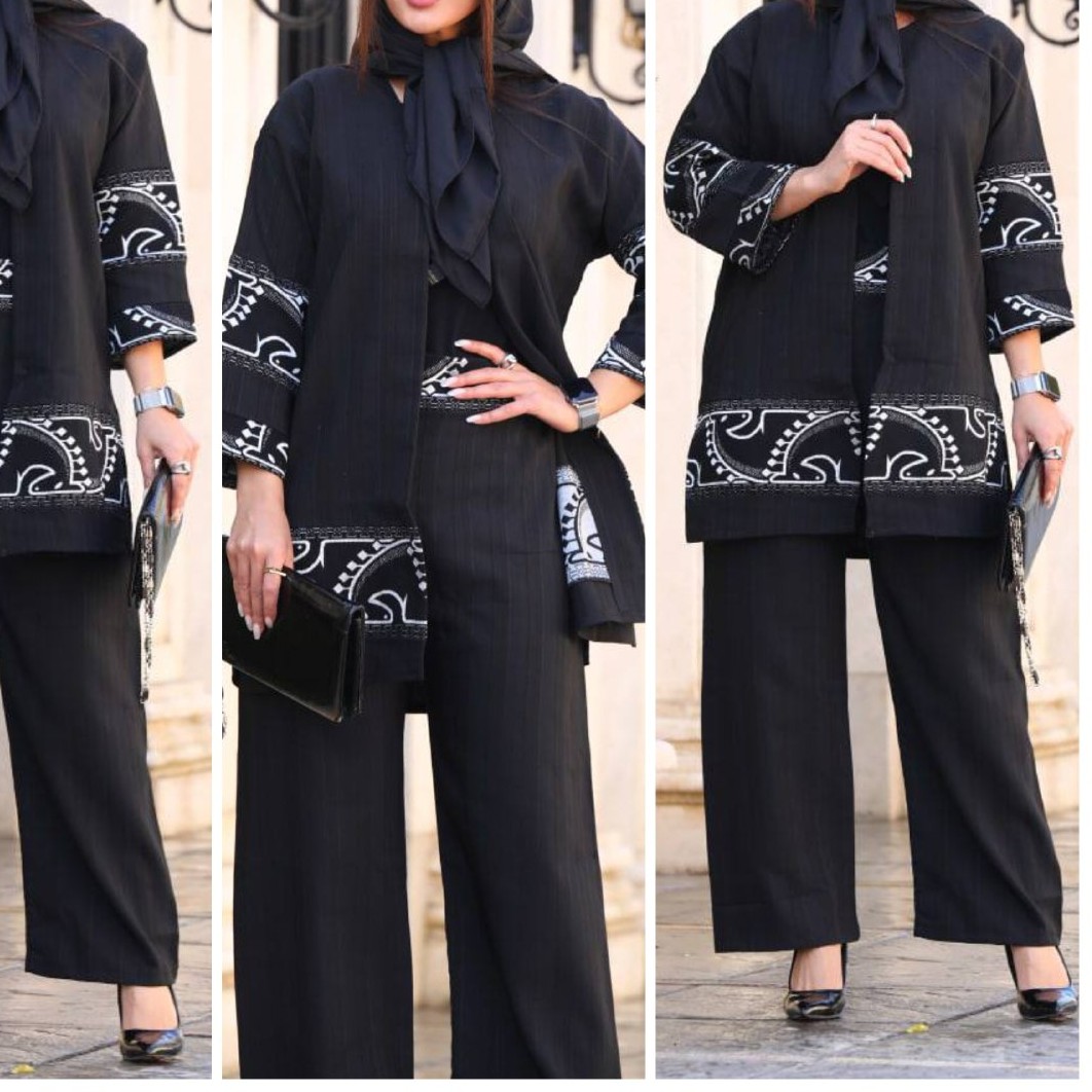 ست مانتو و شلوار زنانه عیدانه87