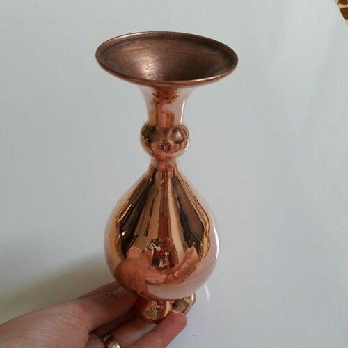 گلدان مسی سایز کوچک نانو شده