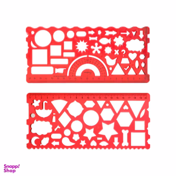 شابلون طرح اشکال مدل A01 مجموعه 2 عددی