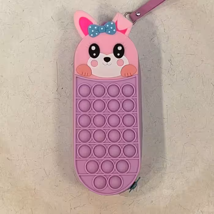 جامدادی سلیکونی پاپت دار