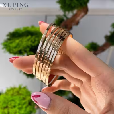 النگو آینه‌ای سه‌عددی از برند ژوپینگ