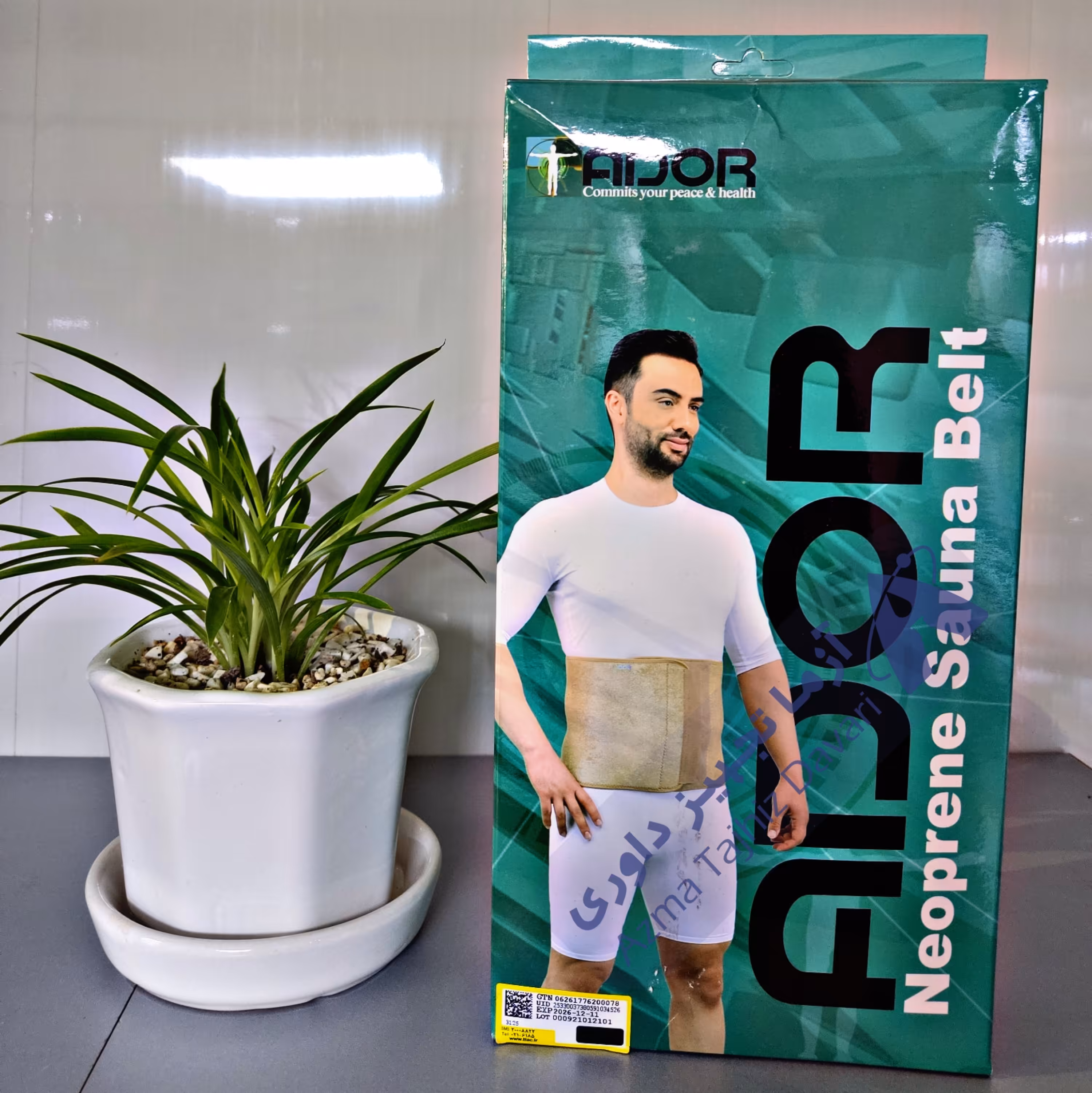 شکم بند نئوپرنی آدور 2ایکس لارج 2XL (دورکمر 110-100سانت)