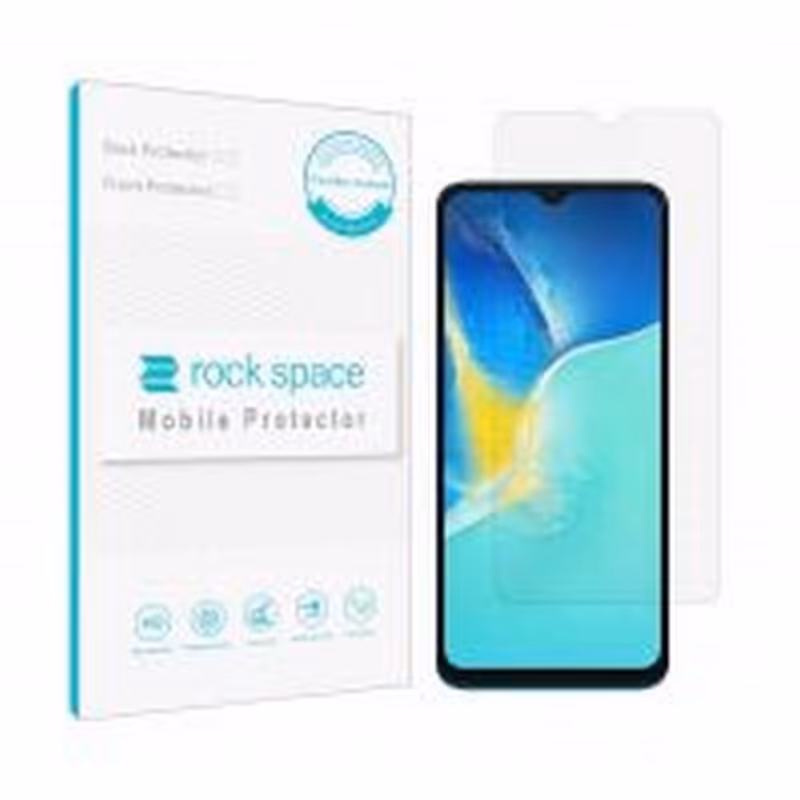 گلس نانو هیدروژل شفاف و ضد ضربه گوشی ویوو Y15S برند راک اسپیس