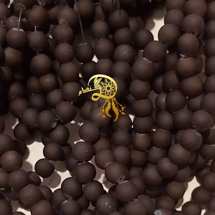 مهره سنگی مشکی سایز6 پک 50 عددی