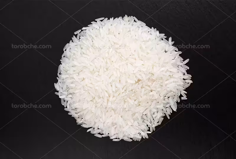 عکس دانه های برنج سفید | گرافیک با طعم تربچه