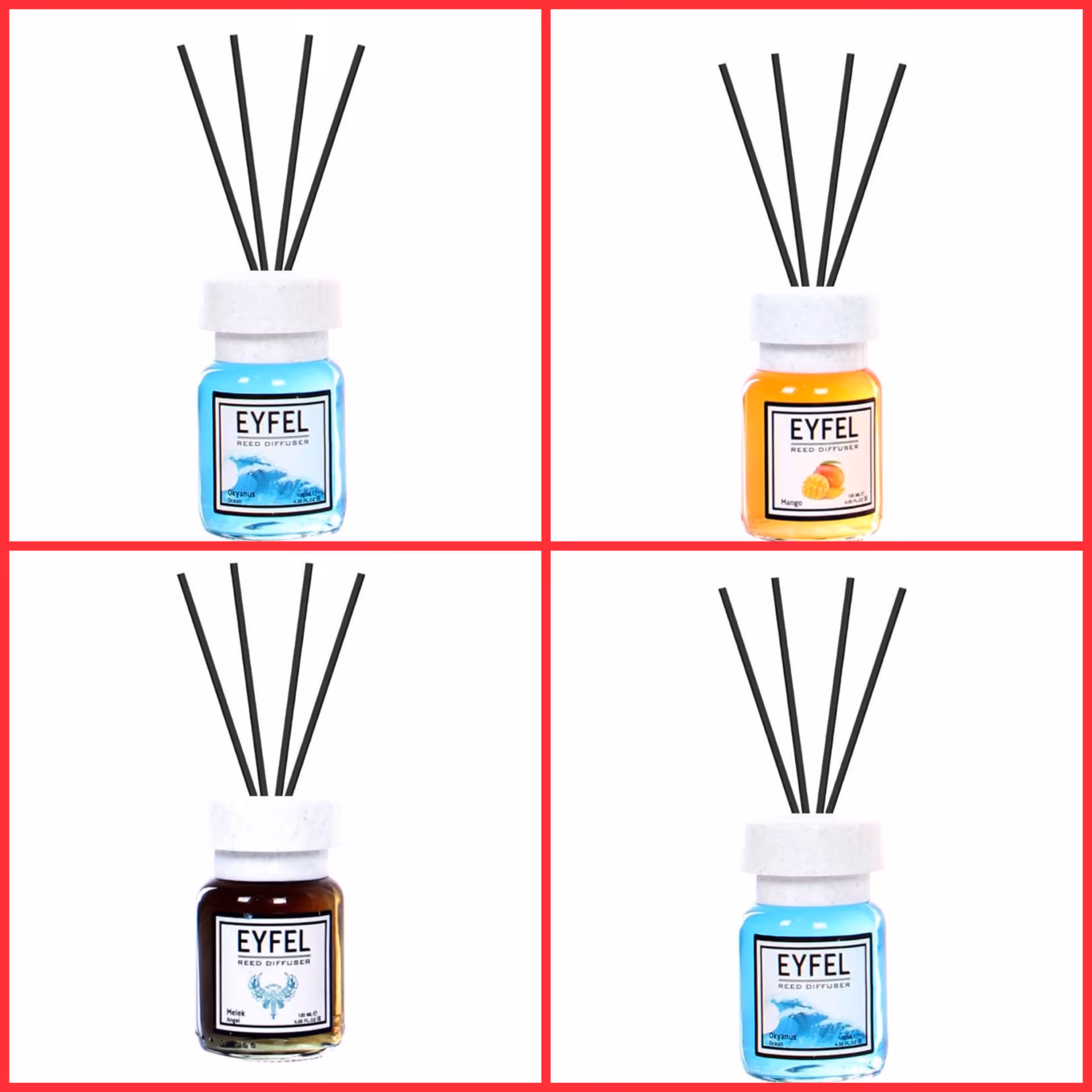 خوشبو کننده ایفل اصل ترکیه   با 53نوع رایحه گوناگون (120میل)