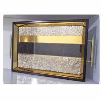 سینی دکوراتیو دسته دار 