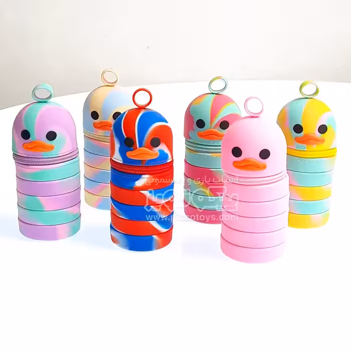 جامدادی تاشو سیلیکونی مدل جوجه کد MS598