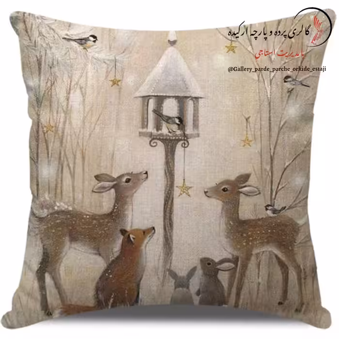 کاور کوسن چاپی  طرح    نقاشی   کد 036