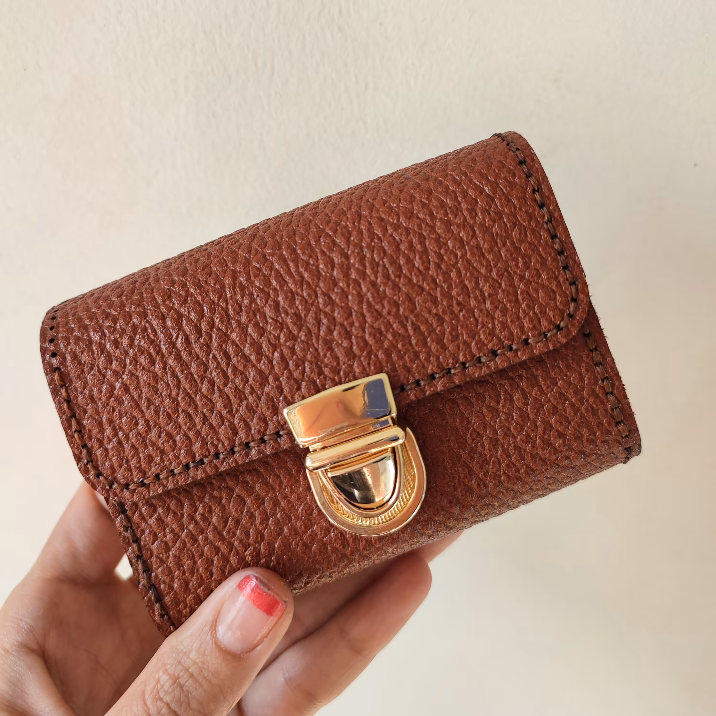 کیف کارتی چرم گاوی