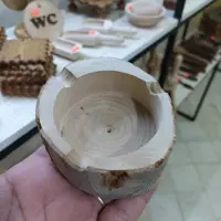 زیرسیگاری چوبی تنه درختی