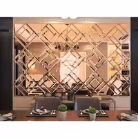 آینه دکوراتیو طرح نواری در 6رنگ نقره ای شامپاینی(برنز) مسی طلایی دودی و صورتی(هزینه ارسال به صورت پس کرایه و در مقصد)