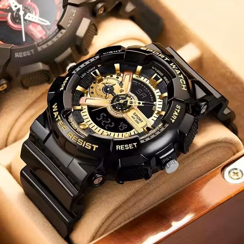ساعت مچی دخترانه و پسرانه دوزمانه اسپرت کیفیت قوی Sport watch