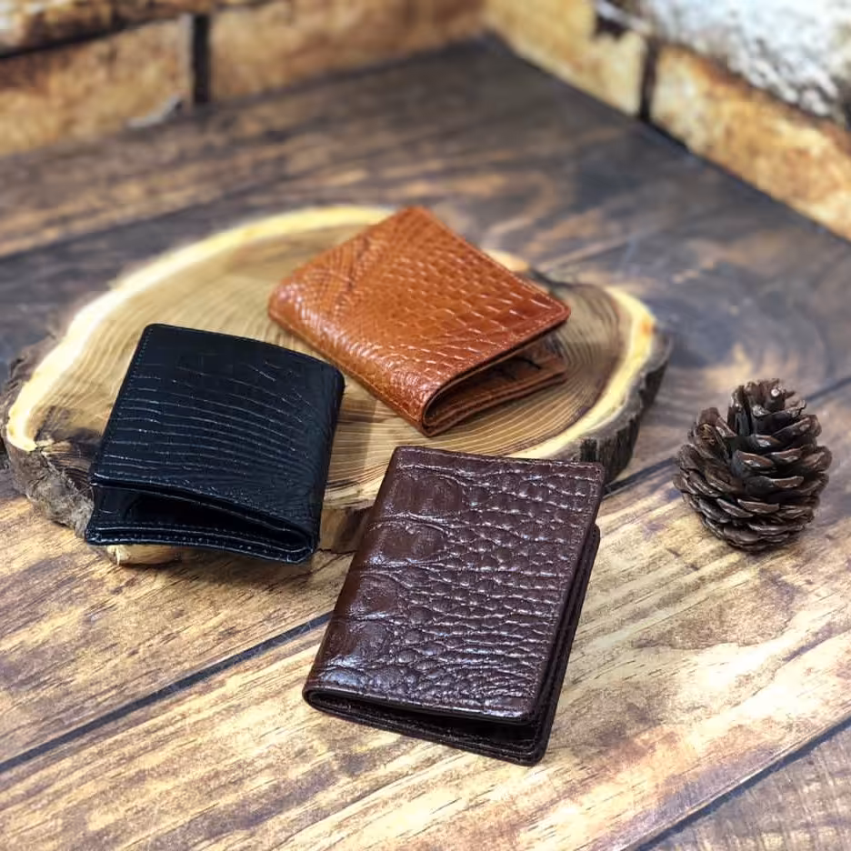 کیف کارت چرم گاوی