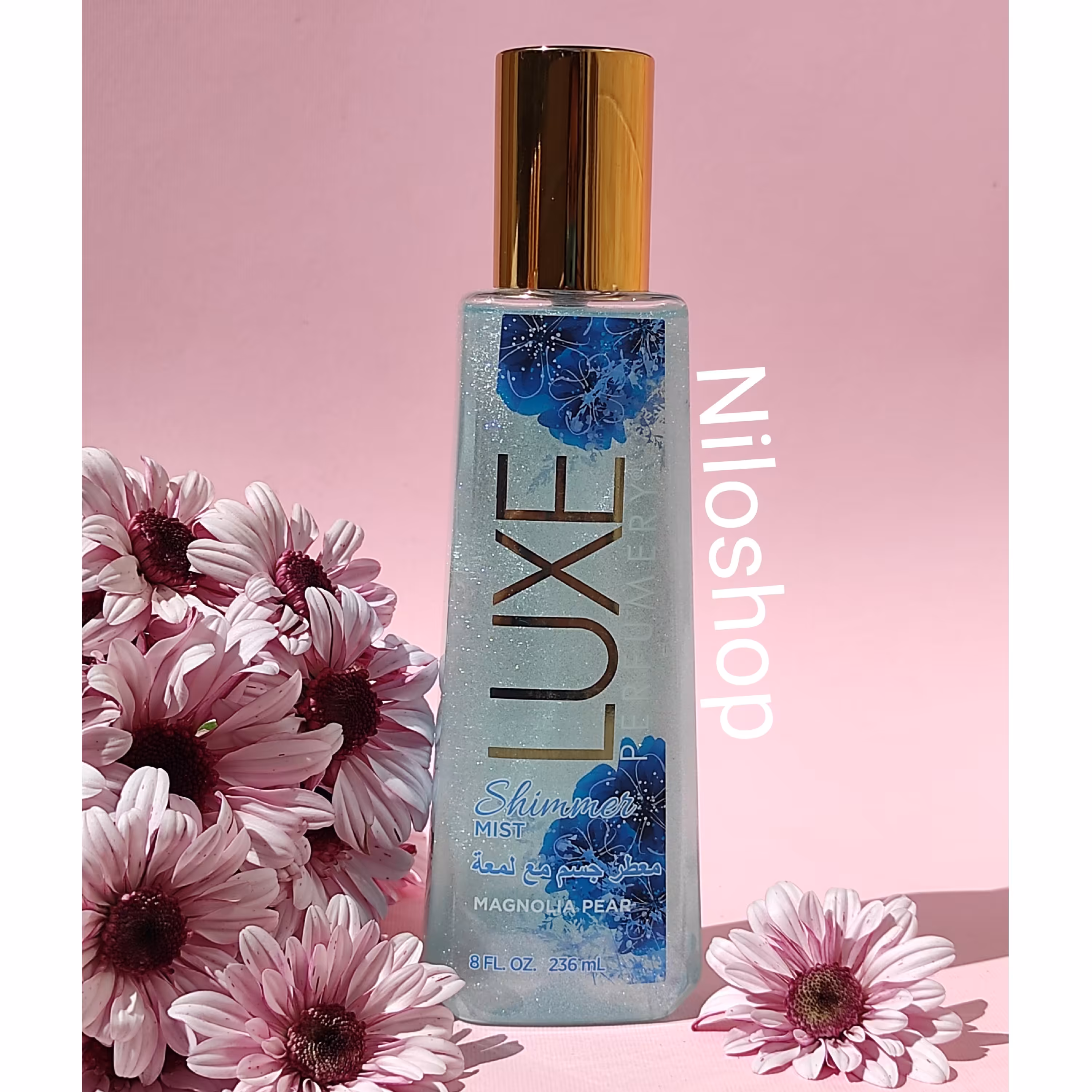 بادی اسپلش لوکس آبی زنانه شیمردار Luxe Magnolia pear